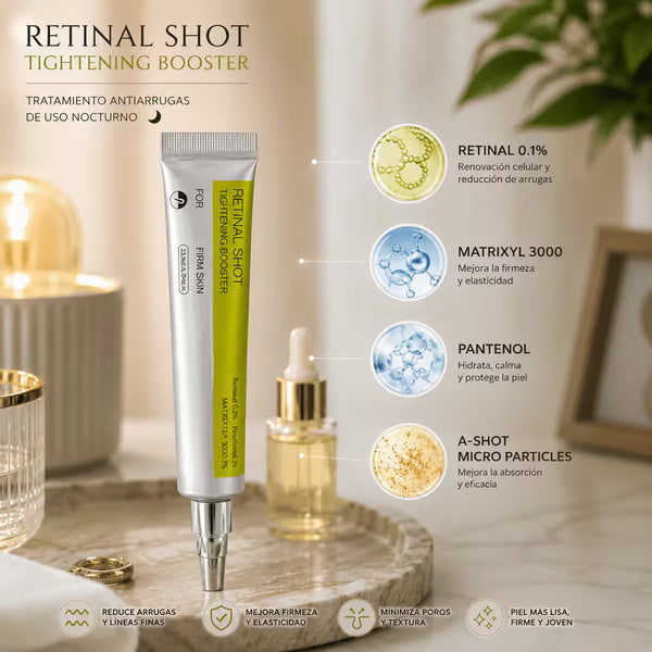 Retinol Shot Coreano™ — El Secreto K-Beauty para tu Piel