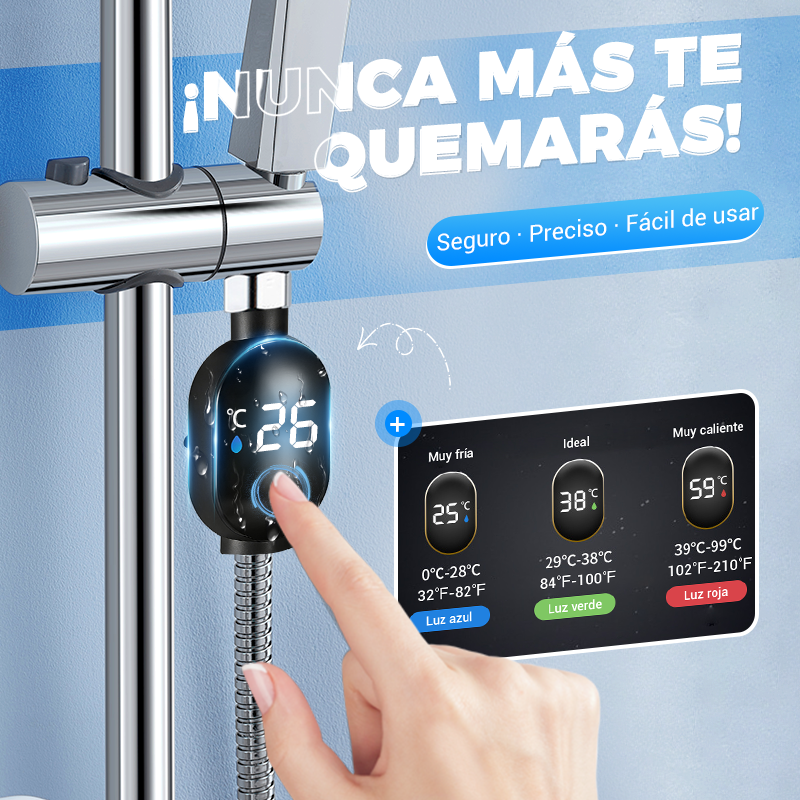 Termómetro Inteligente para Ducha: Seguridad para toda la Familia