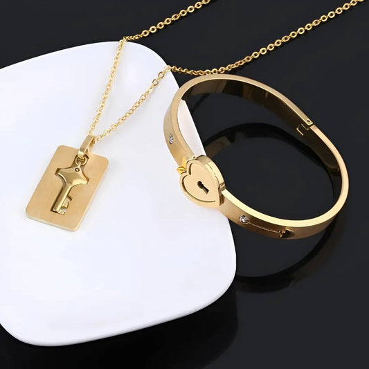 Conjunto "Llave de Mi Corazón" - Edición Especial Oro 18K