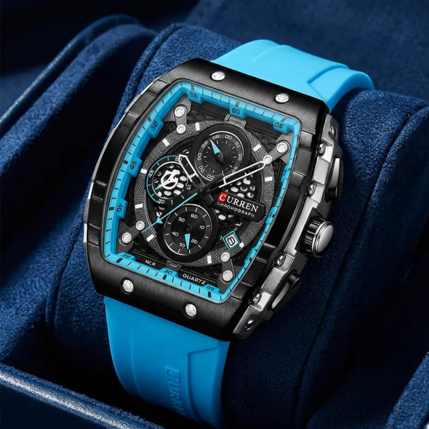 Reloj LUNAXURE® Serie C-R | Cronógrafo de Alta Gama