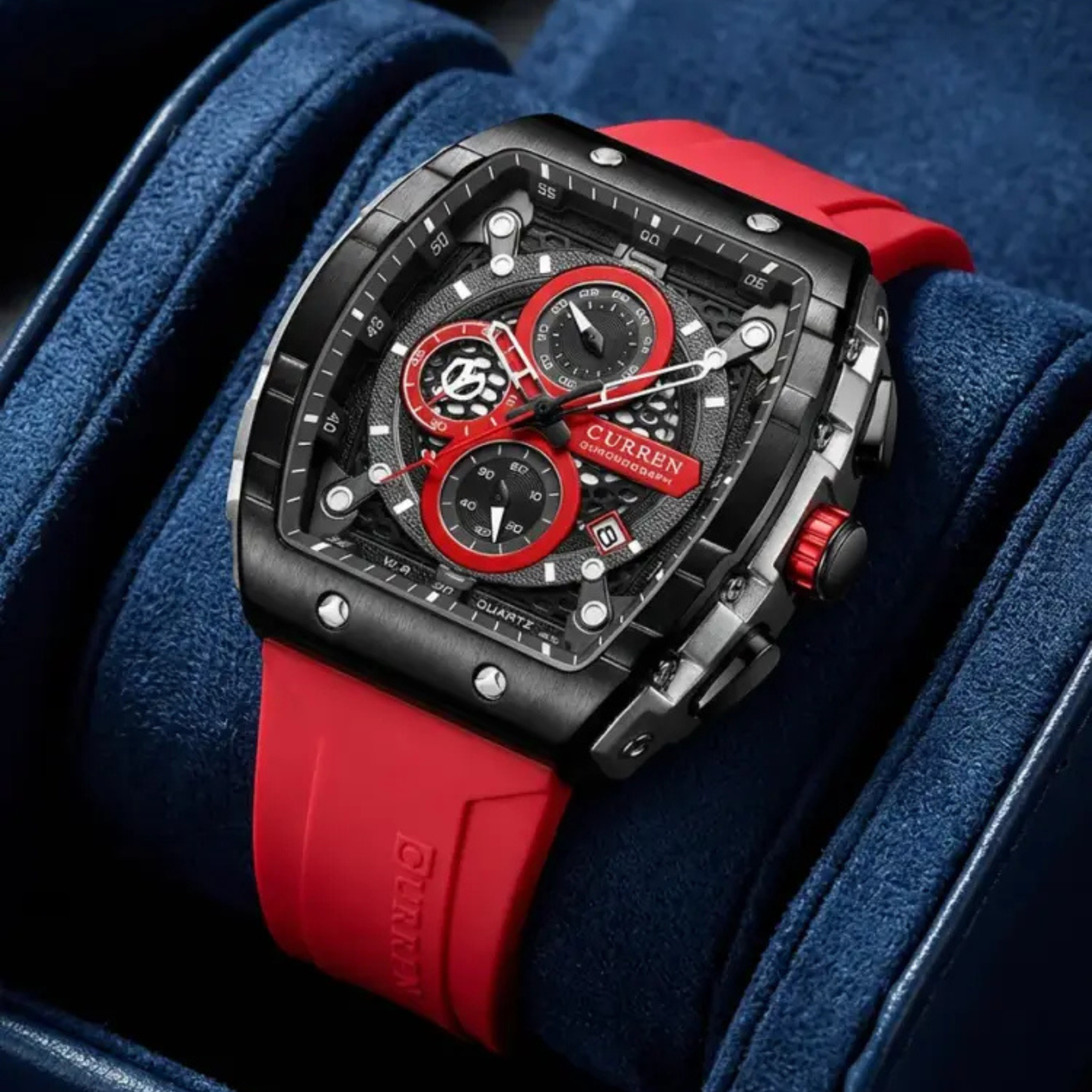 Reloj LUNAXURE® Serie C-R | Cronógrafo de Alta Gama