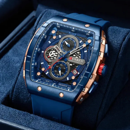 Reloj LUNAXURE® Serie C-R | Cronógrafo de Alta Gama