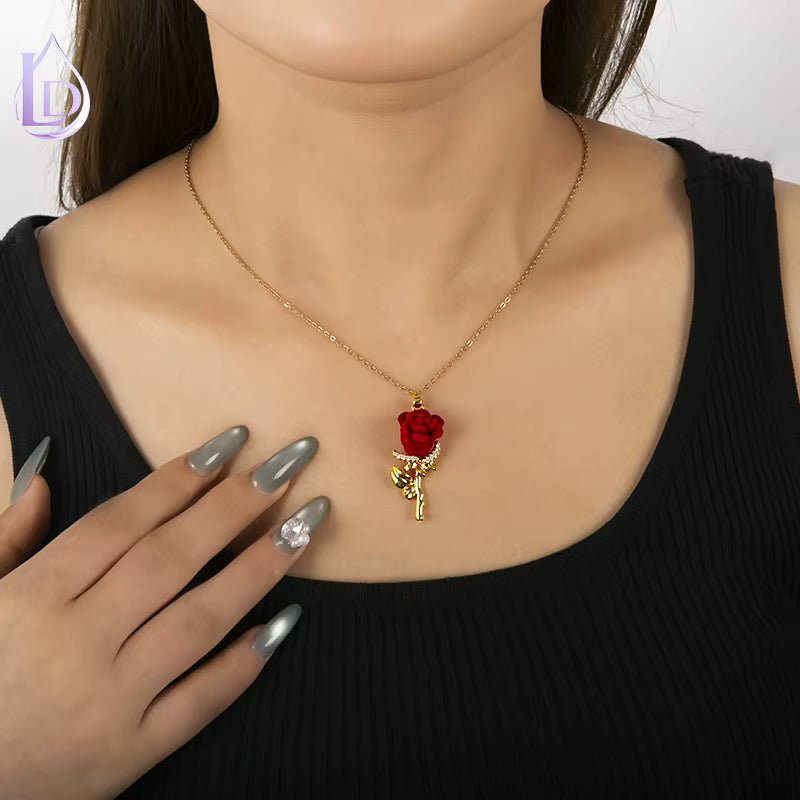 Collar "Rosa Eterna" | El Regalo Perfecto (+ Caja Premium GRATIS)