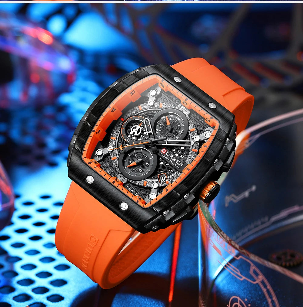 Reloj LUNAXURE® Serie C-R | Cronógrafo de Alta Gama