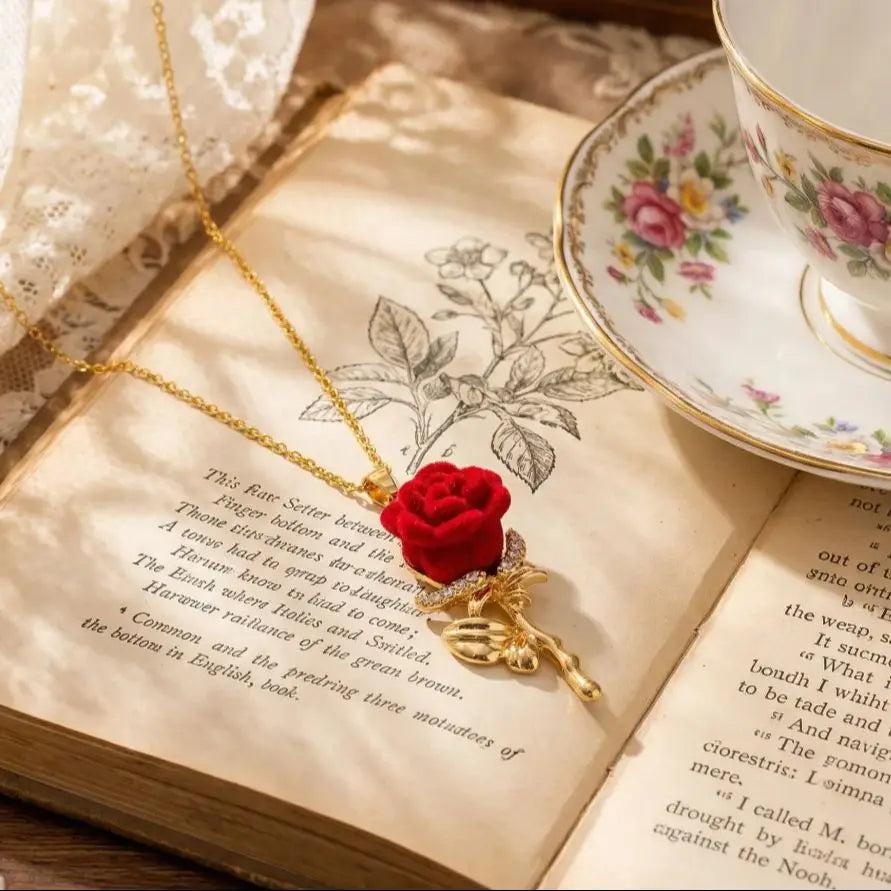 Collar "Rosa Eterna" | El Regalo Perfecto (+ Caja Premium GRATIS)