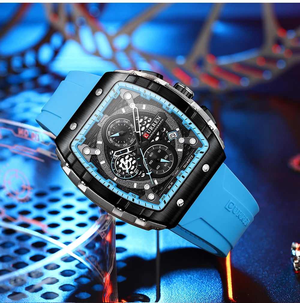 Reloj LUNAXURE® Serie C-R | Cronógrafo de Alta Gama