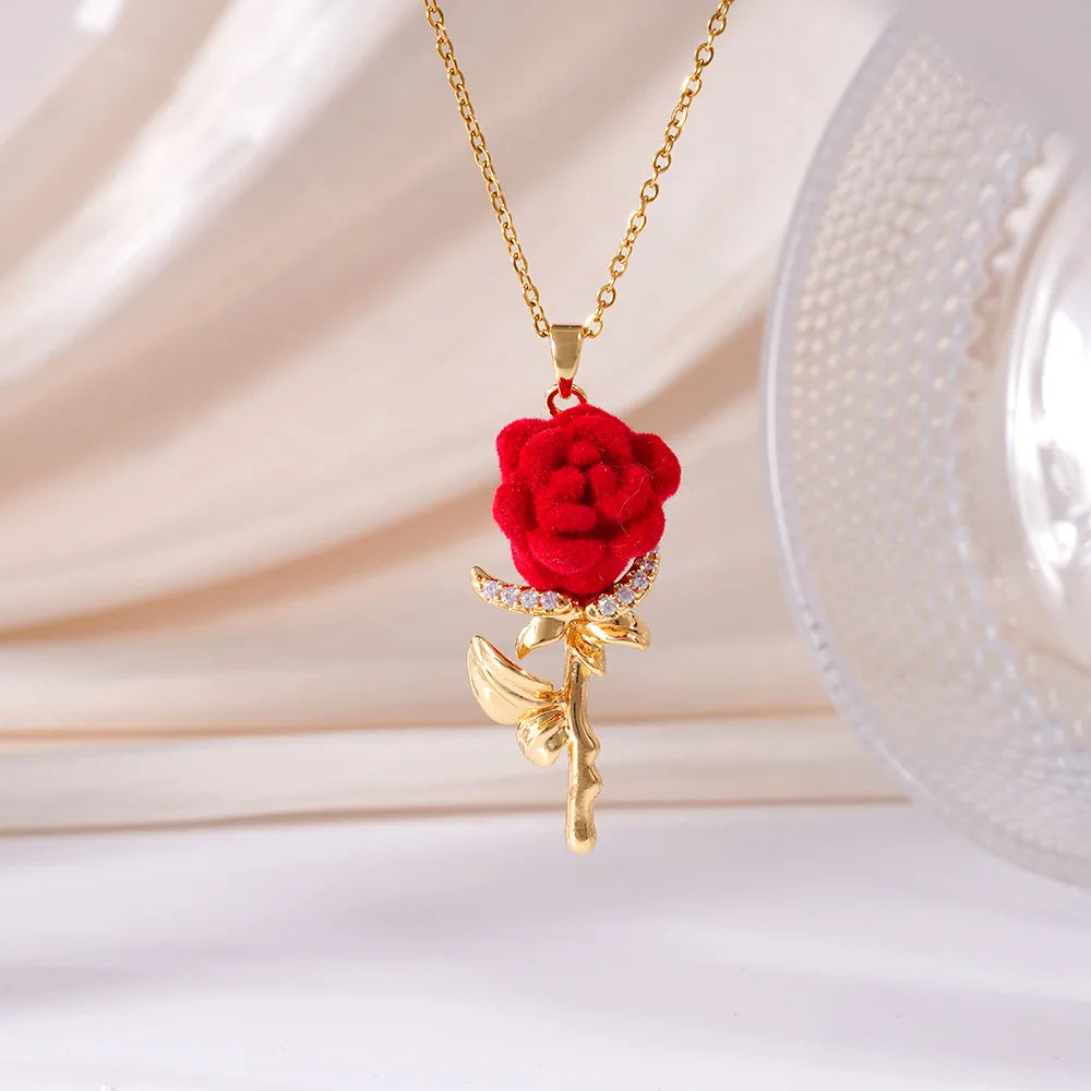 Collar "Rosa Eterna" | El Regalo Perfecto (+ Caja Premium GRATIS)
