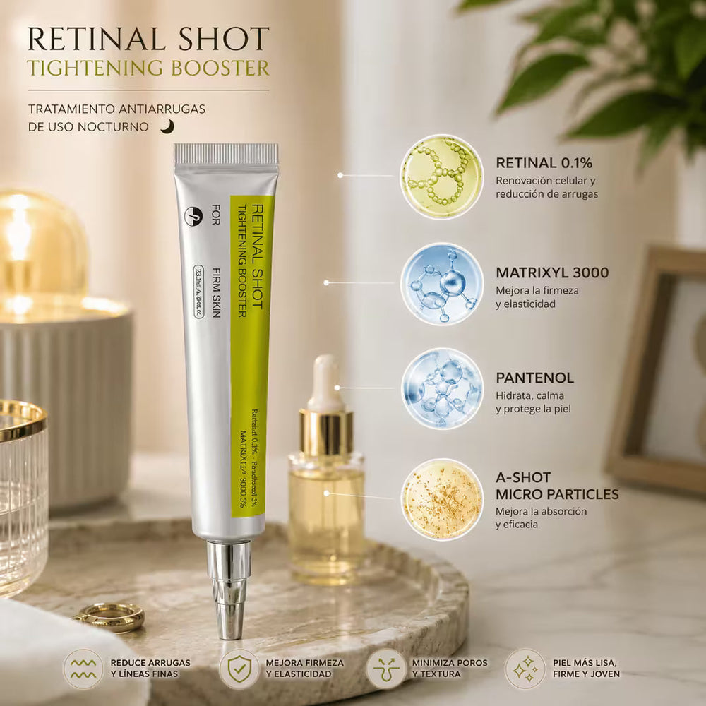 Retinol Shot Coreano™ — El Secreto K-Beauty para tu Piel