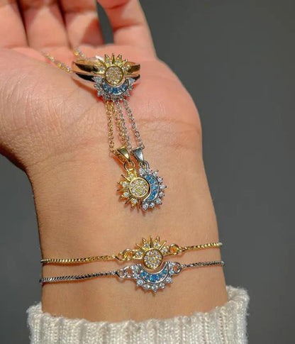 Set Exclusivo "Sol y Luna" 🌞🌛 - Colección Completa de 4 Piezas